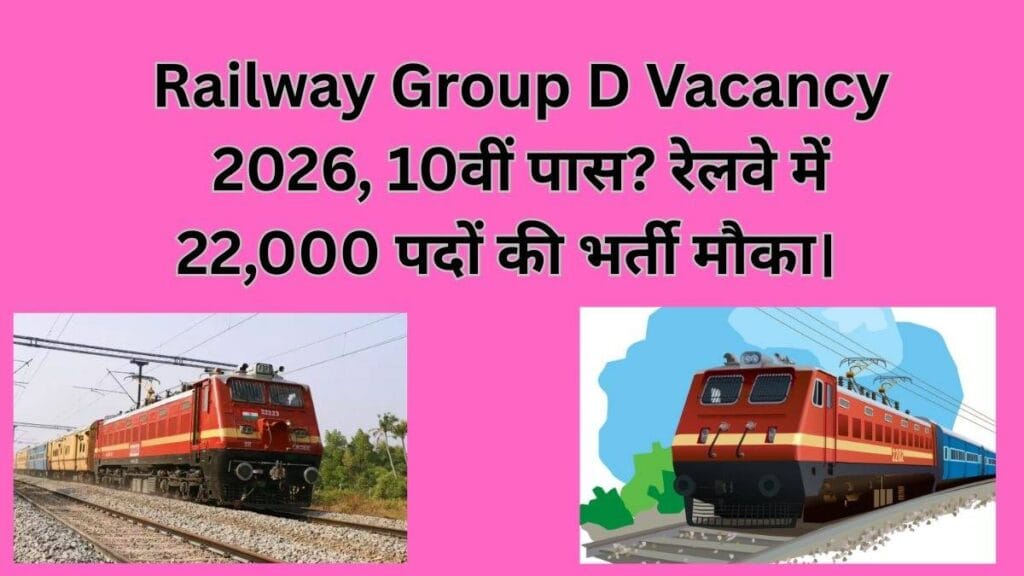 Railway Group D Vacancy 2025 form date aur online apply info