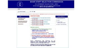 Important Dates for BSSC Inter Level Recruitment 2025–2026