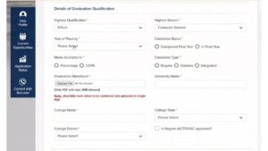 Saluting Indian Navy officer in front of naval academy building