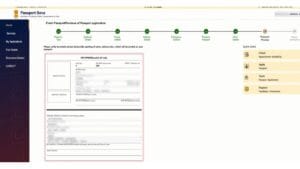 Passport delivery to home via speed post