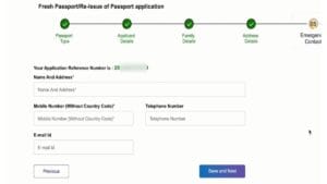 Police verification at home for passport process